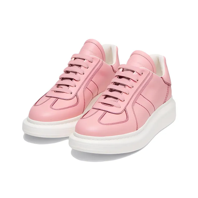 Alexander McQueen Low Top Casual Shoes Women's Pink-2