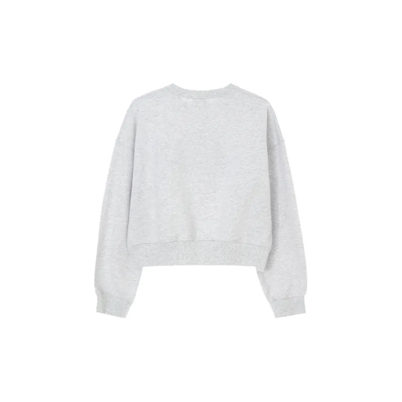 Lee Sweatshirt Women's Light Gray-1