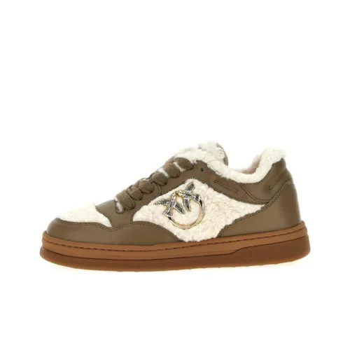PINKO Love Birds Plaque Laminated Sneakers Women's