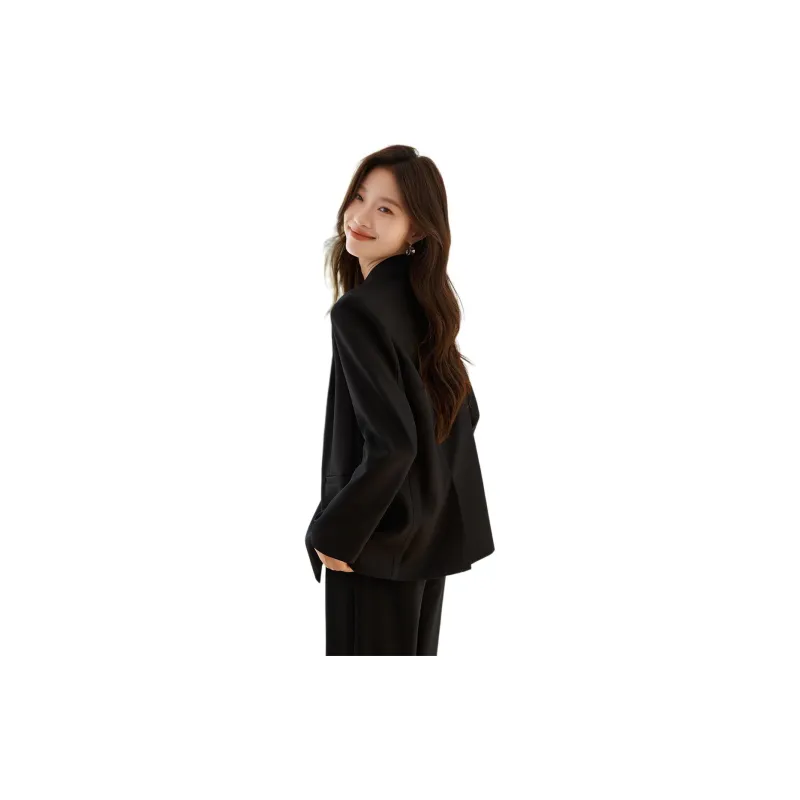 Mo Han Yi Mei Business Suit Coat Women's Black-1
