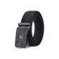 Gunmetal Buckle Gold Logo
