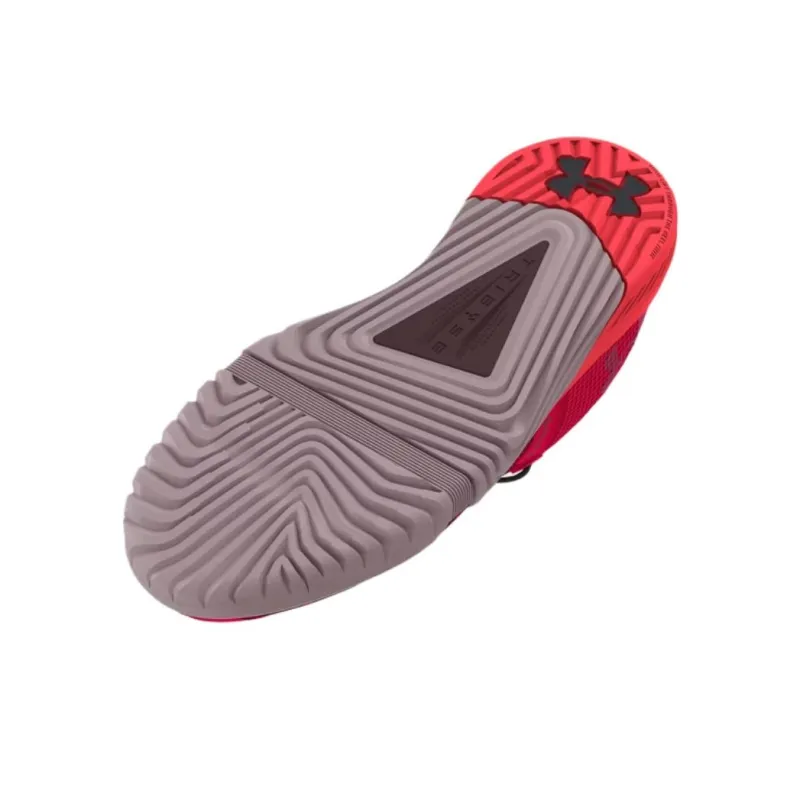 Under Armour Reign 6 Anti Slip Wear Resistant Low Top Training Shoes Men's Red-4