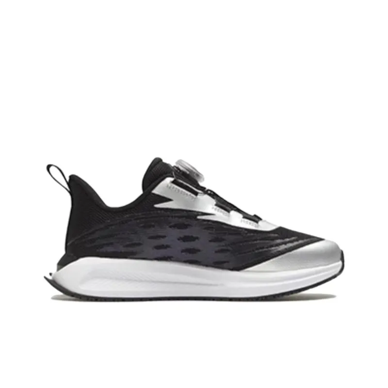 FILA KIDS BOA Slip Resistant And Breathable Kids' Training Shoes Black Gray Teenagers-1