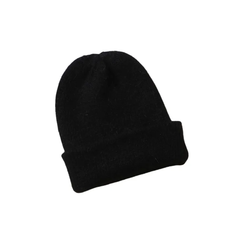 JEANSWEST Rabbit Fur Blend Beanies Unisex-2