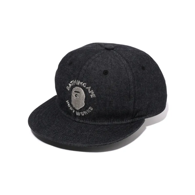 A BATHING APE Busy Work Denim Cap-0
