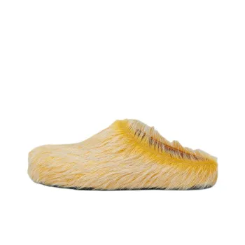 MARNI Fussbett Closed Toe Slippers Women's Yellow