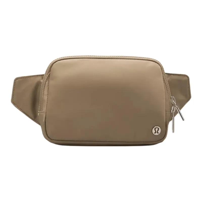 Lululemon Everywhere Recycled Polyester Fanny Pack Large Size Unisex Light Yellow Brown/Mohave Brown/Bone Multicolor-0
