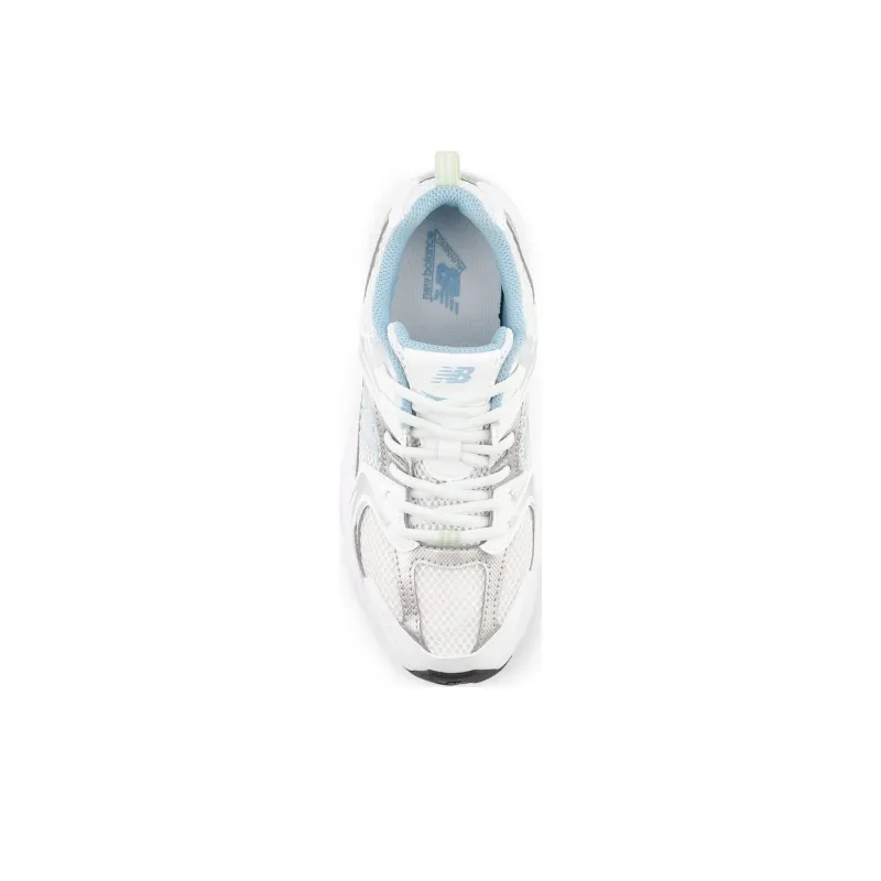 New Balance NB 530 Anti Slip Wear Resistant Low Top Kids Lifestyle Shoes White Kids'-3