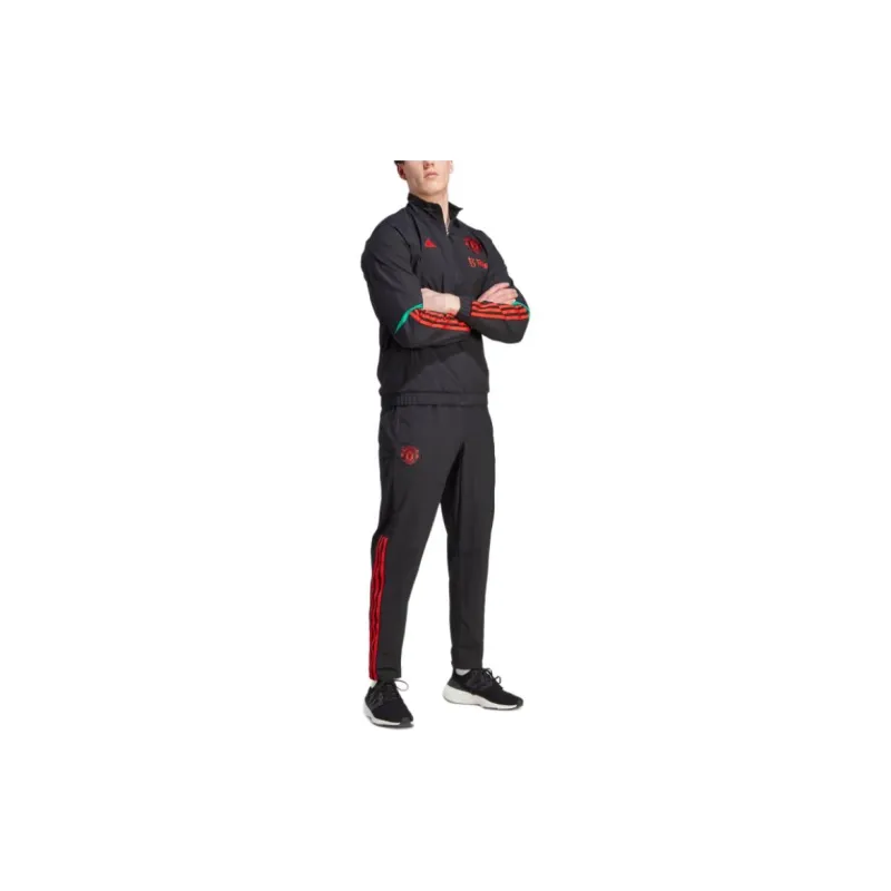 Adidas Manchester United Tiro 23 Presentation Soccer Jersey Unisex Black-4