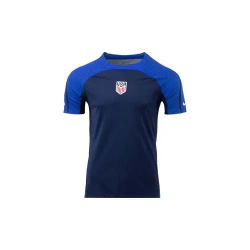 Nike Dri Fit Soccer Jersey Men's Marine Blue