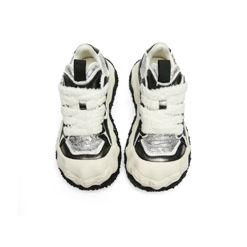 KEDDO Paint Is Not Dry Low Top Chunky Sneakers Unisex-15