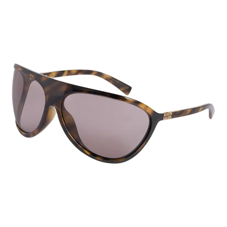 MIU MIU Tortoiseshell Oversized Sunglasses-0