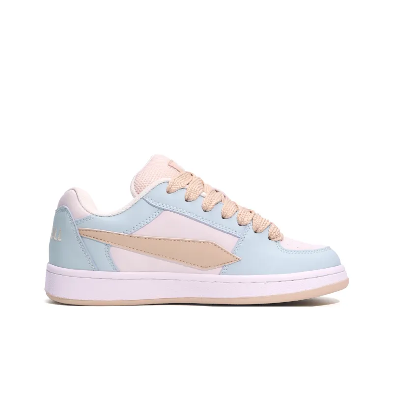 GLO BULL Skateboard Shoes Unisex Low Top Beige Yellow Light Aqua Moon-1