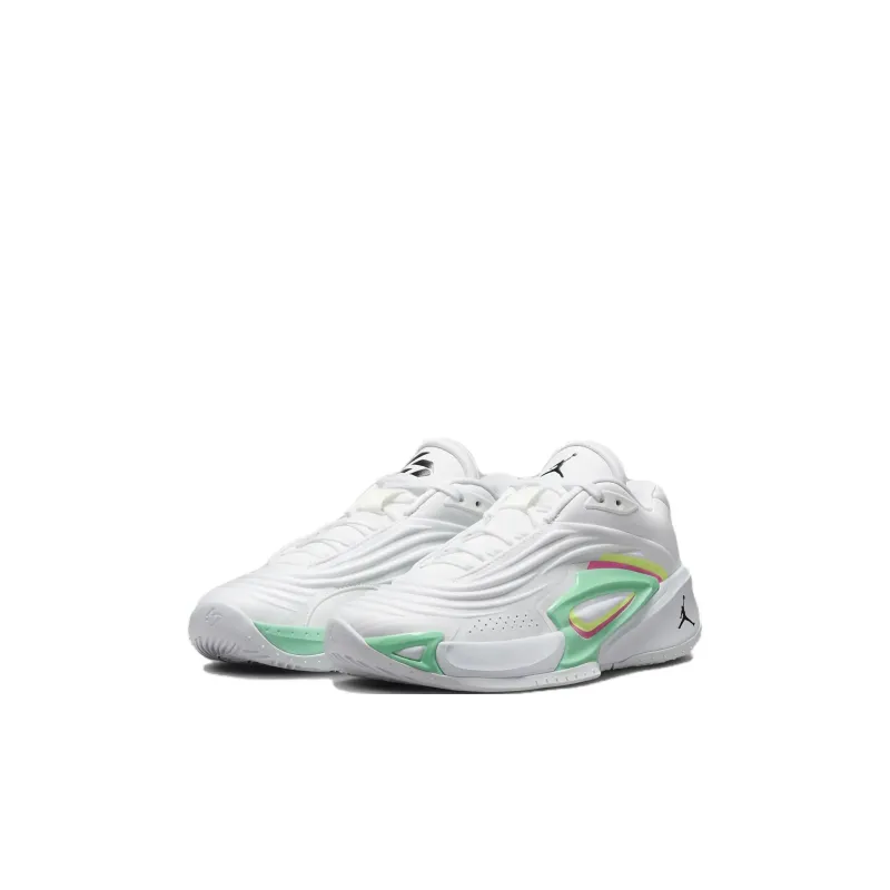 Jordan Luka 3 Anti Slip Wear Resistant Low Top Basketball Shoes White Kids'-6