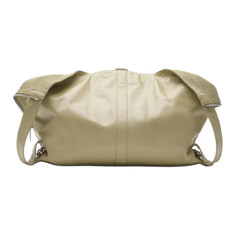 Burberry Calfskin One Shoulder Handbag Tubas Women's Hunter Beige-2