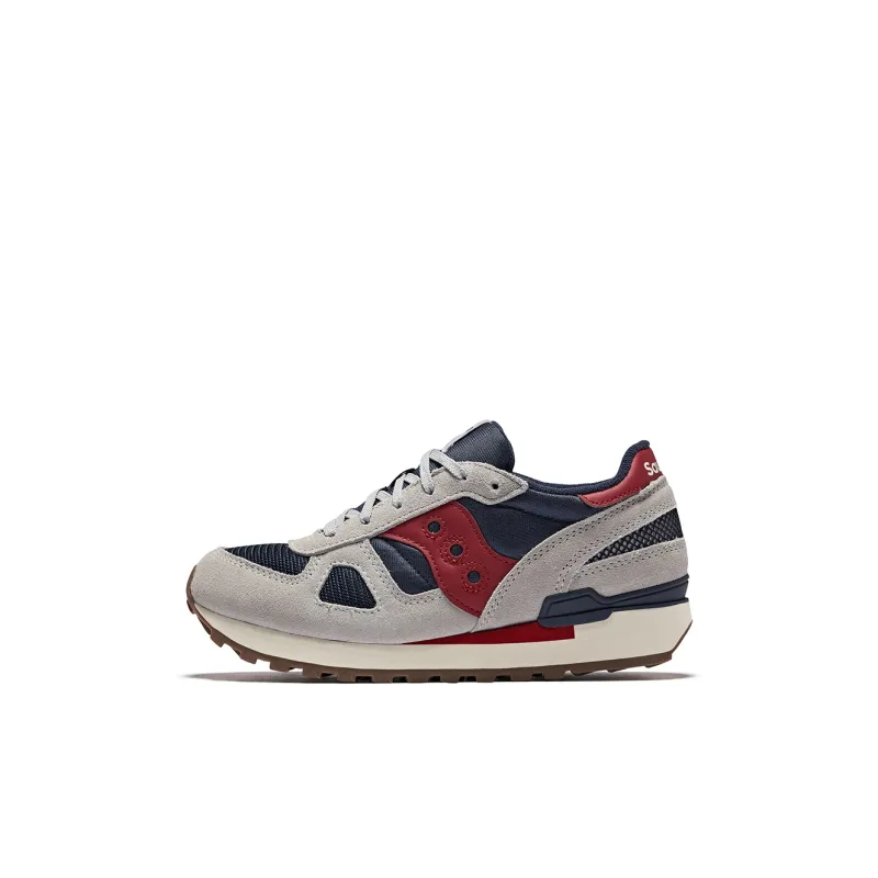Saucony Shadow Original Low Top Kids Lifestyle Shoes Gray Blue Kids'-0