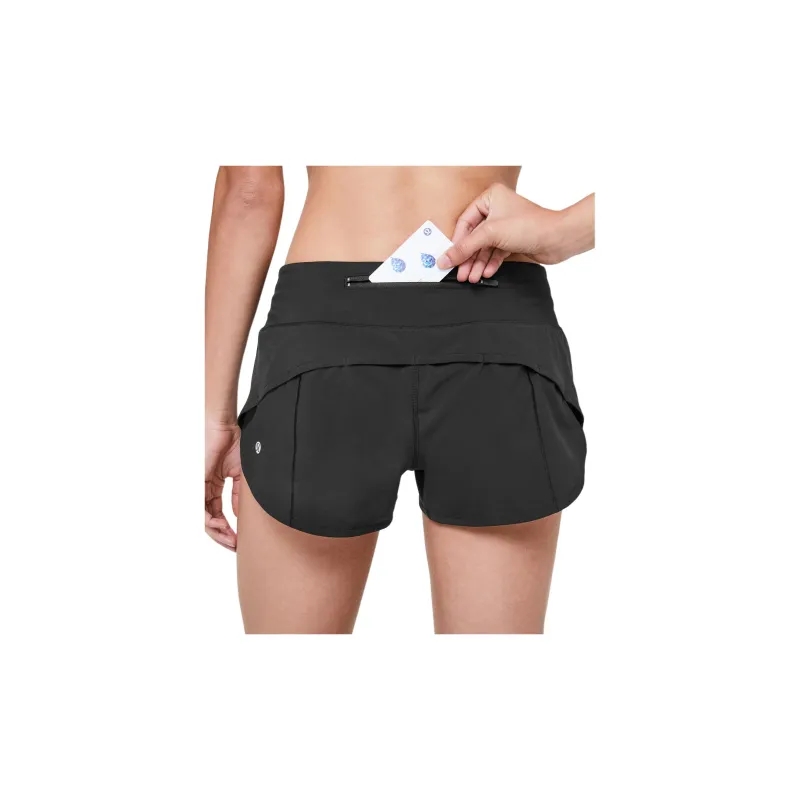 Lululemon Speed Up REG Sports Shorts Women's Black-2