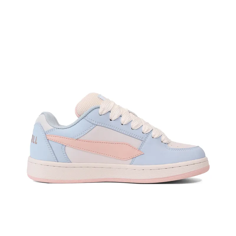 GLO BULL Skateboard Shoes Unisex Low Top Beige Moon Pink-1