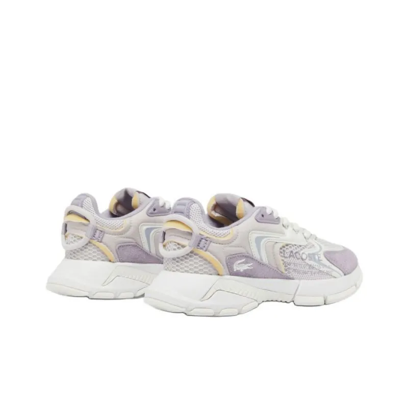 LACOSTE Slip Resistant Low Top Casual Shoes Women's Purple-3