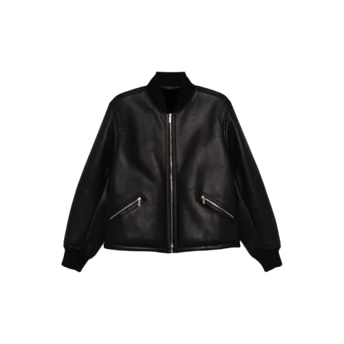 Ferragamo Leather Bomber Jacket