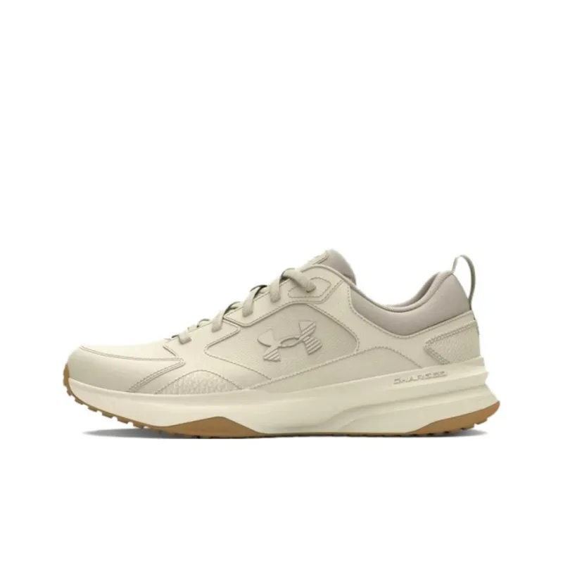 Under Armour Charged Edge Anti-Slip Wear-Resistant Low-Top Training Shoes Men's Beige-0