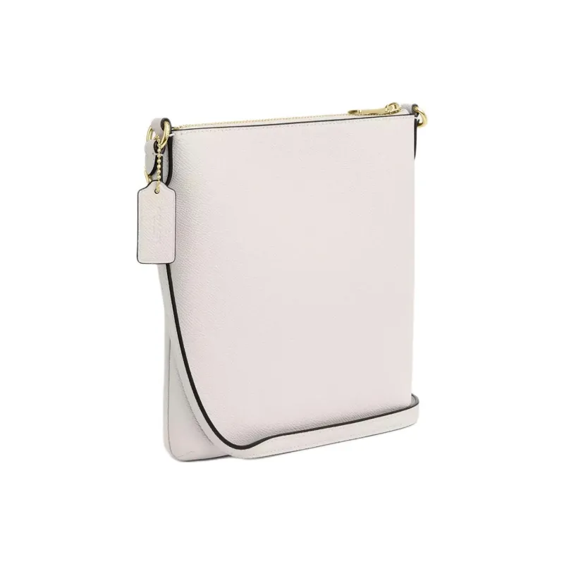 COACH Rowan Recycled Leather Shoulder Bag, Crossbody Bag Mini Women's Chalk White-1