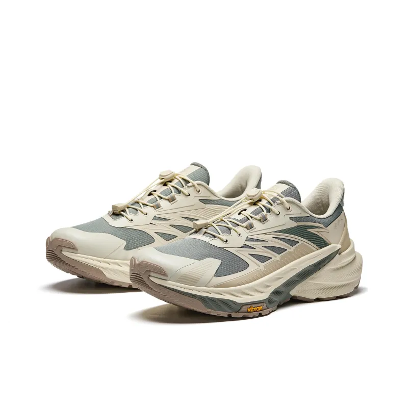 Anta Explore The Wilderness Anti Slip Wear Resistant Low Top Running Shoes Men's Beige Green Brown-2