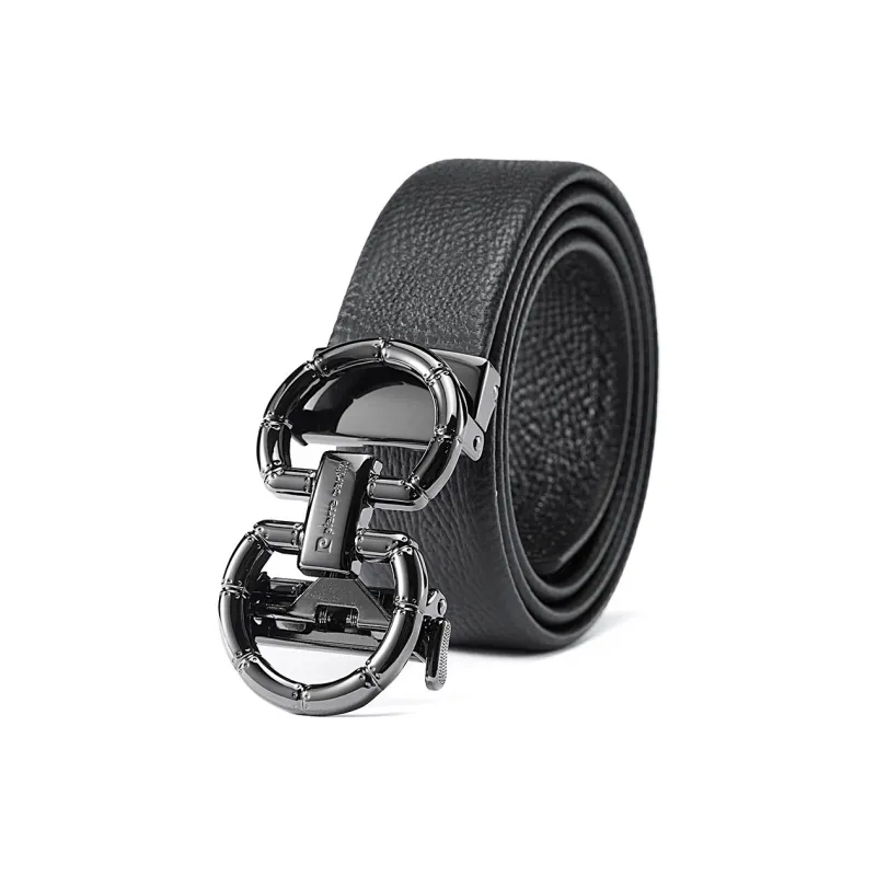 PIERRE CARDIN Top Grain Cow Leather Belts Men's 3.6cm-1
