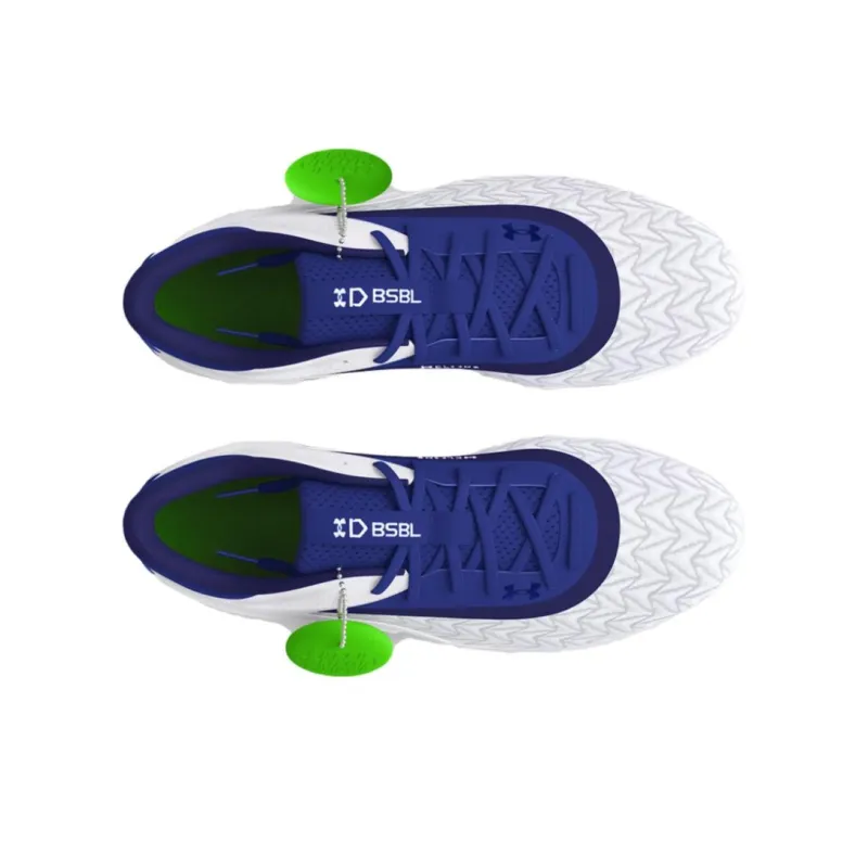 Under Armour Yard Slip Resistant Coverage Low Top Training Shoes Men's White Blue-3