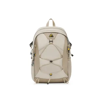 OIWAS Fabric Backpack Travel Backpack Regular Unisex Warm Sand/Forest Green/Black