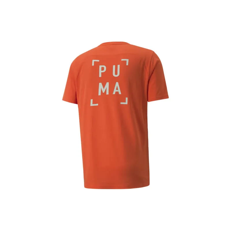 PUMA T Shirt Men's Cherry Tomato Red-1