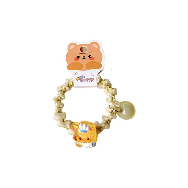 QUIET LOVE Fabric Hair Tie Women's Coffee-2