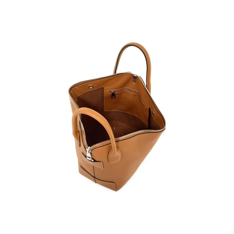 TOD'S Zipped Medium Top Handle Bag-3