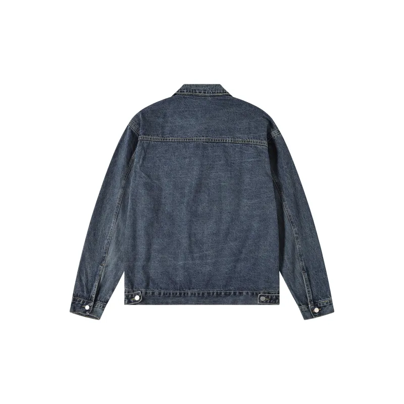 GEOFFREY B. SMALL Denim Jacket Unisex Blue-1