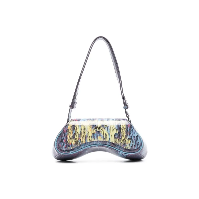 DIESEL Polyurethane Crossbody Bag Shoulder Bag Women's Purple Multicolor-0