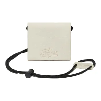 LACOSTE Polyurethane Wallet Mini Women's White