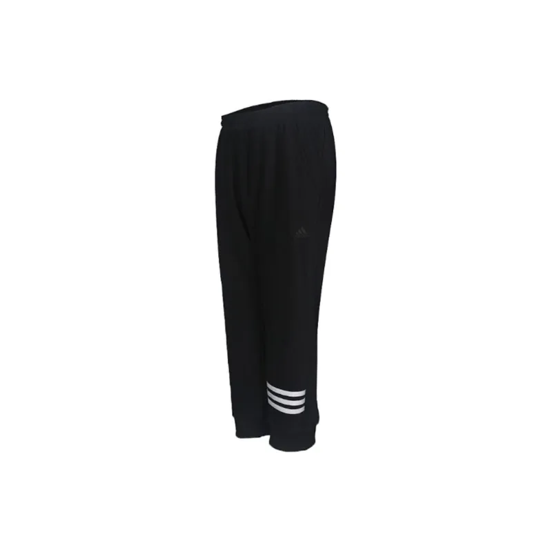 Adidas ID PILE CAPRI Knitted Sweatpants Women's Black-2