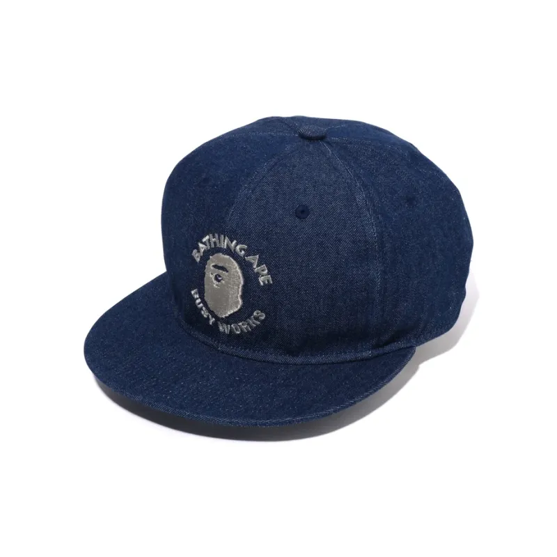 A BATHING APE Busy Work Denim Cap-3