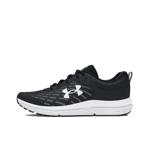 Under Armour Assert Anti Slip Wear Resistant Low Top Casual Running Shoes Men's Black