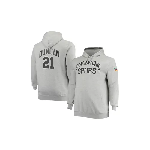 Mitchell Ness X NBA San Antonio Spurs Sweatshirts Men Gray