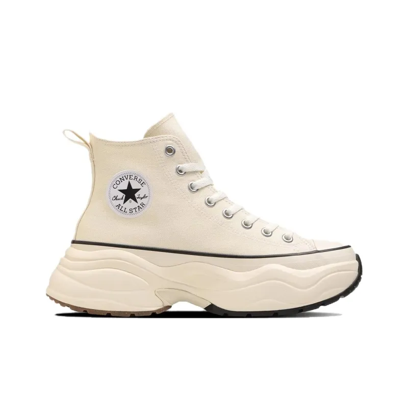 Converse All Star Anti Slip Wear Resistant High Top Canvas Shoes Unisex Ecru-1