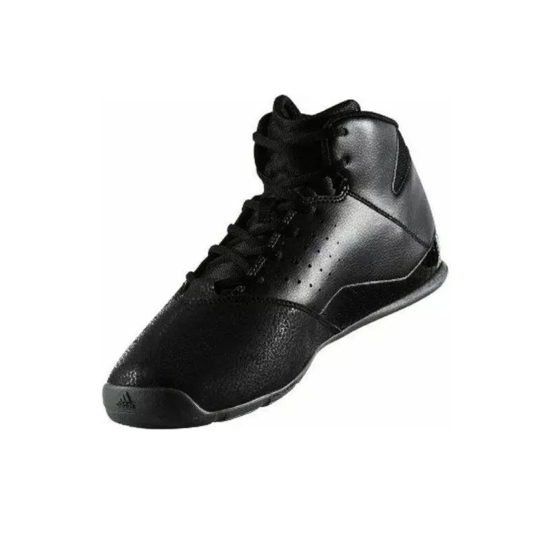 Adidas NEXT LEVEL Anti-Slip Wear-Resistant Mid-Top Basketball Shoes Men's Black-2