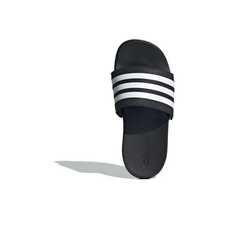 Adidas Adilette Anti-Slip Wear-Resistant Kids' Slippers Black White Kids'-3