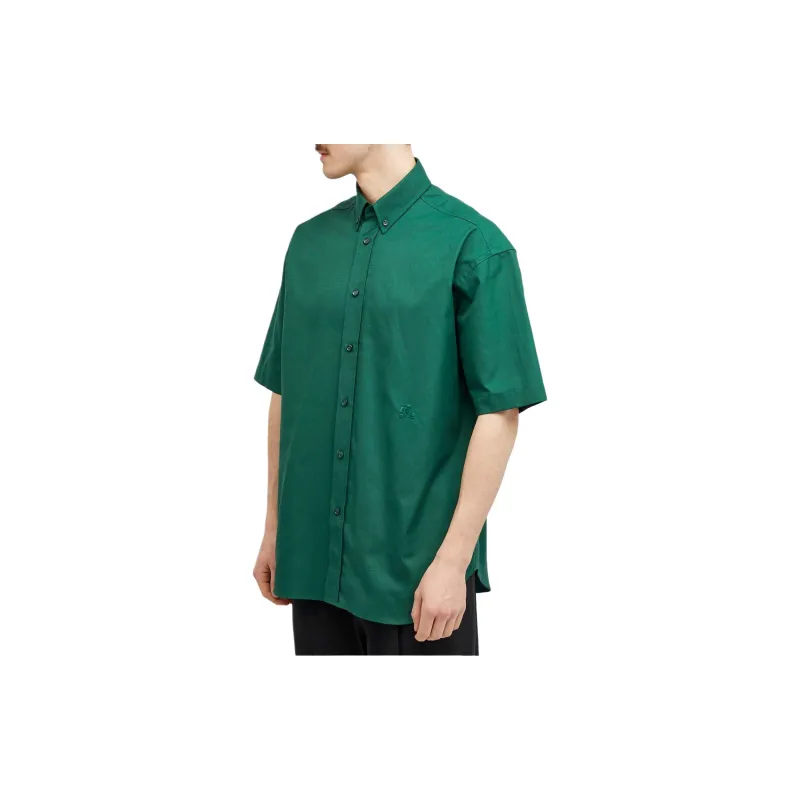Burberry Shirt Men's Dark Green-3