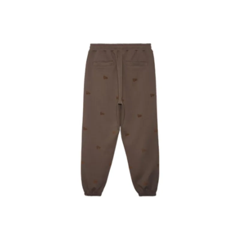 New Era FW24 Knitted Sports Pants Unisex Brown-1