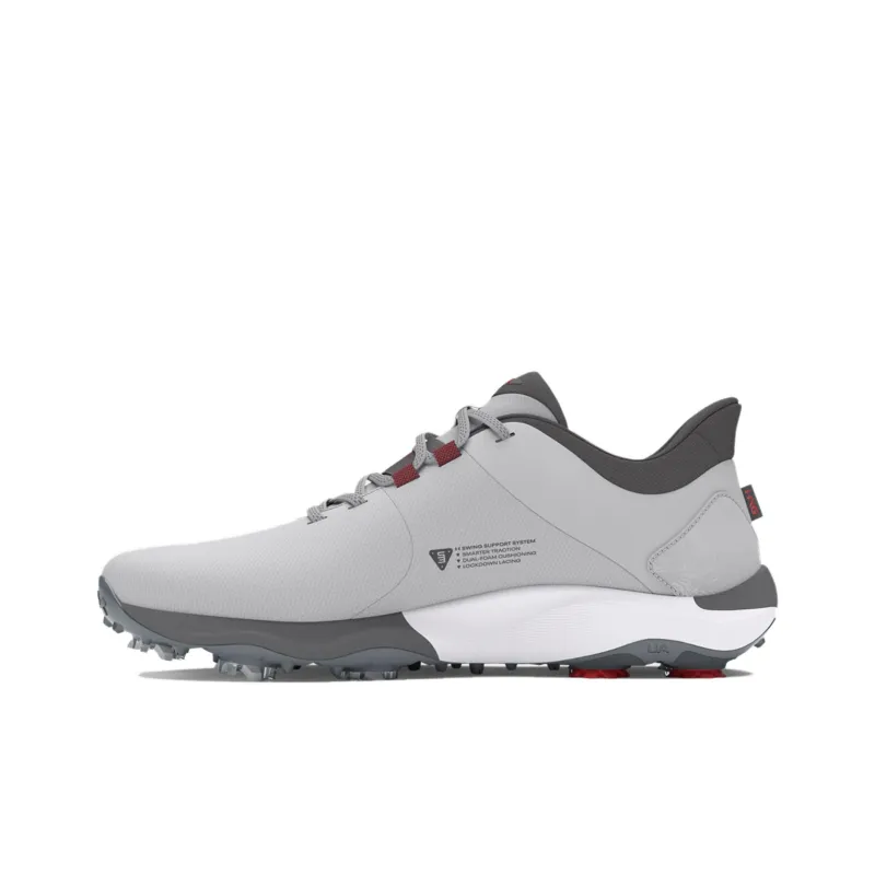 Under Armour Drive Pro Anti Slip Wear Resistant Low Top Golf Shoes Men's Gray-1