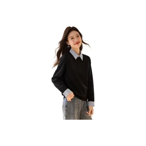 Mo Han Yi Mei Sweatshirts Women's Black