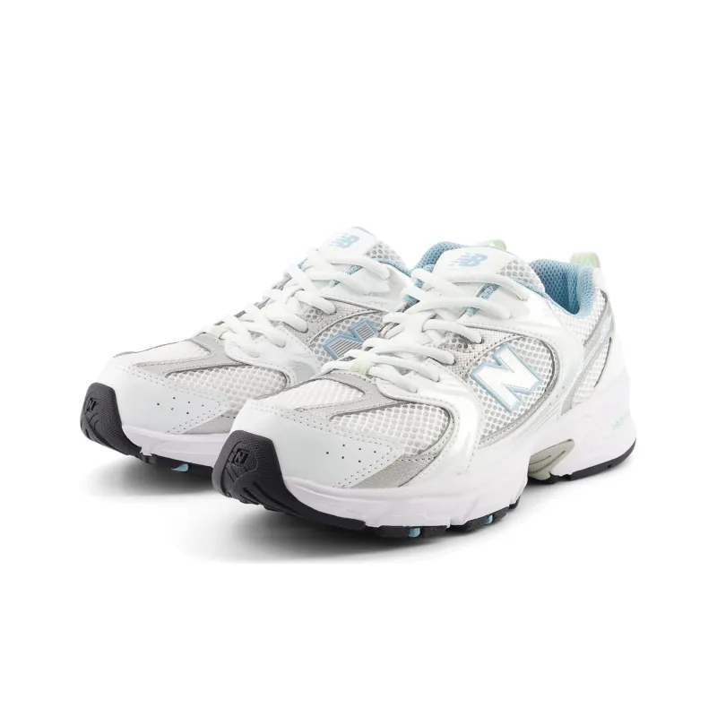 New Balance NB 530 Anti Slip Wear Resistant Low Top Kids Lifestyle Shoes White Kids'-2