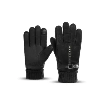 NANJIREN Pigskin Warm Gloves Men's
