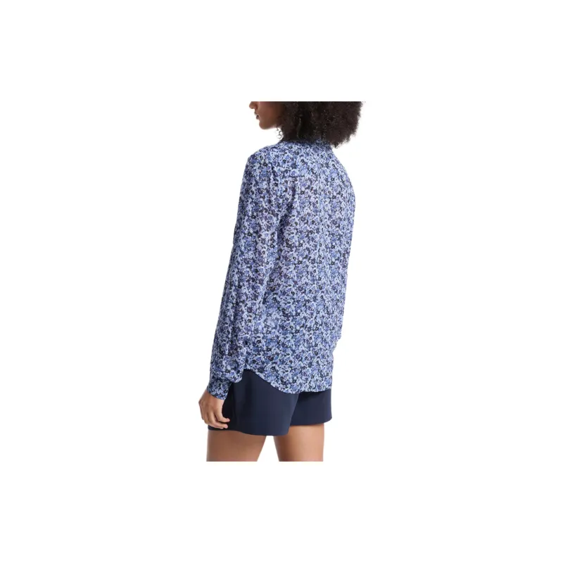 MICHAEL KORS MMK SS24 Shirt Women's Dark Blue-1